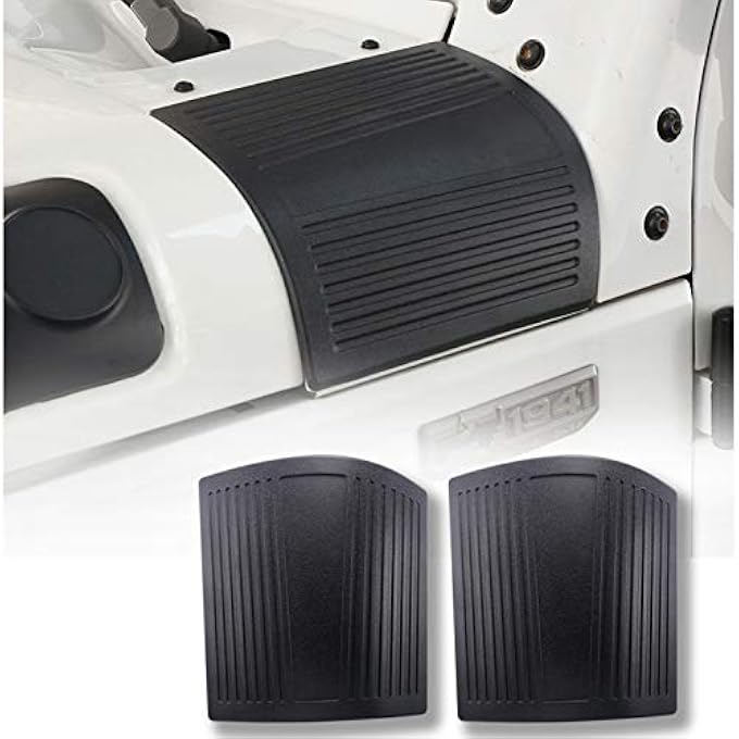 Unity Cowl Body Armor Matte Black Outer Cowling Side Corner Guards For 20072018 Jeep Wrangler Jk  Pair - Image 1