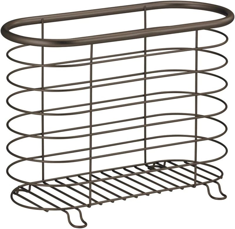 m-design MetroDecor Newspaper and Magazine Rack for Bathroom, Office, Den - Bronze - Image 5