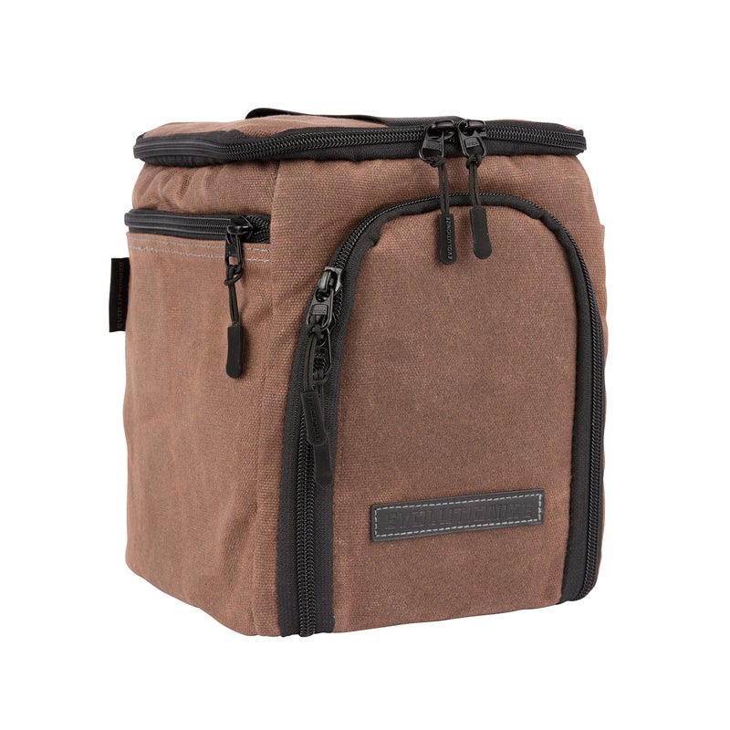 Evolutionize EDC Meal Prep Bag - Full Meal Prep Lunch Box Management System includes Portion Control Meal Prep Containers + Ice Pack (3 Meal Insulated Cooler Bag, Black) (3 meal (Mini), Brown (Waxed Canvas)) - Image 5