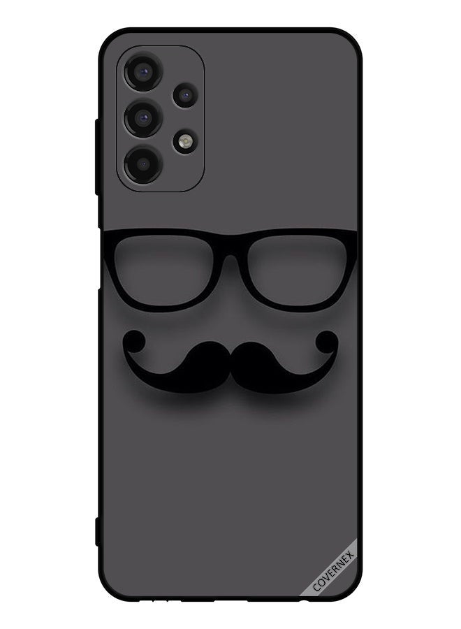 Protective Case Cover For Samsung Galaxy A13 Glass & Mustache