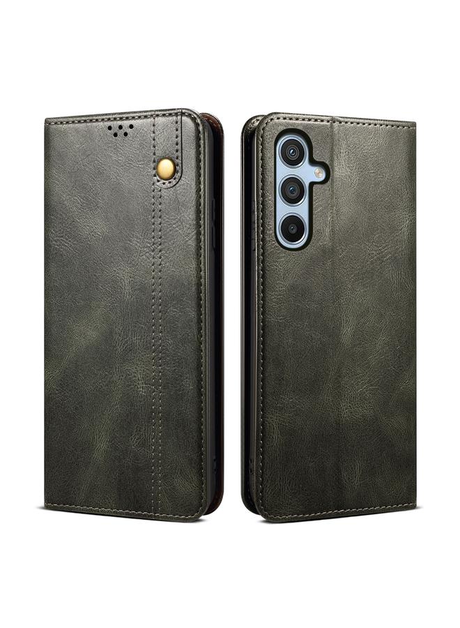 S-TOP Case For Samsung Galaxy A16 5G Oil Wax Crazy Horse Texture Leather Phone Case - Image 1