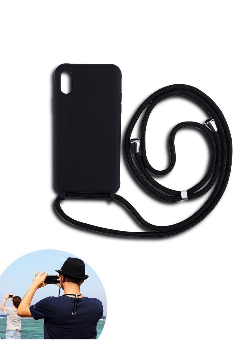 Generic - iPhone 16 Plus Case, iPhone 16 Plus Case with Lanyard, iPhone 16 Plus Shockproof Case, Non-Slip Durable Design, Ideal for Travel, Outdoor, and Daily Use, Portable Lanyard Case, iPhone 16 Plus Protective Case - Image 1