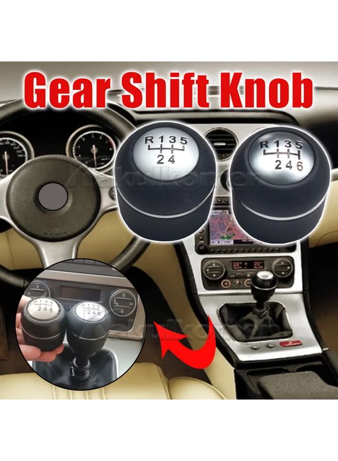 Shift Knob For Alfa Romeo 159 Brera Spider 6 Speed Manual Shifter - Image 3
