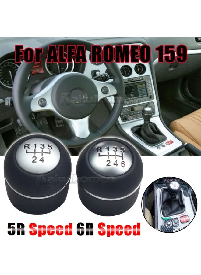 Shift Knob For Alfa Romeo 159 Brera Spider 6 Speed Manual Shifter - Image 4
