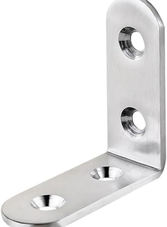 Right Angle Corner Brace L Shape Shelf Support Stainless Steel 10Pcs Hardware - Image 5