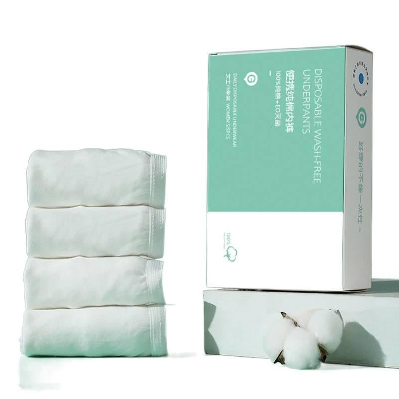 48 Pack Disposable Panties Women Postpartum Recovery Sterile Travel Cotton Size M for Desk Setup - Image 4