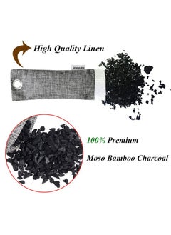 Marsheepy 24 Pack Natural Bamboo Activated Charcoal Air Purifying Bags Shoe Deodorizer And Odor Remover 75G X 24 Pack  - Image 2
