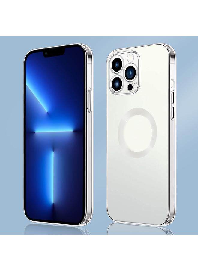 S-TOP Case For iPhone 12 9D Electroplated Edge Metal Ring Clear PC + TPU Shockproof Case - Image 1