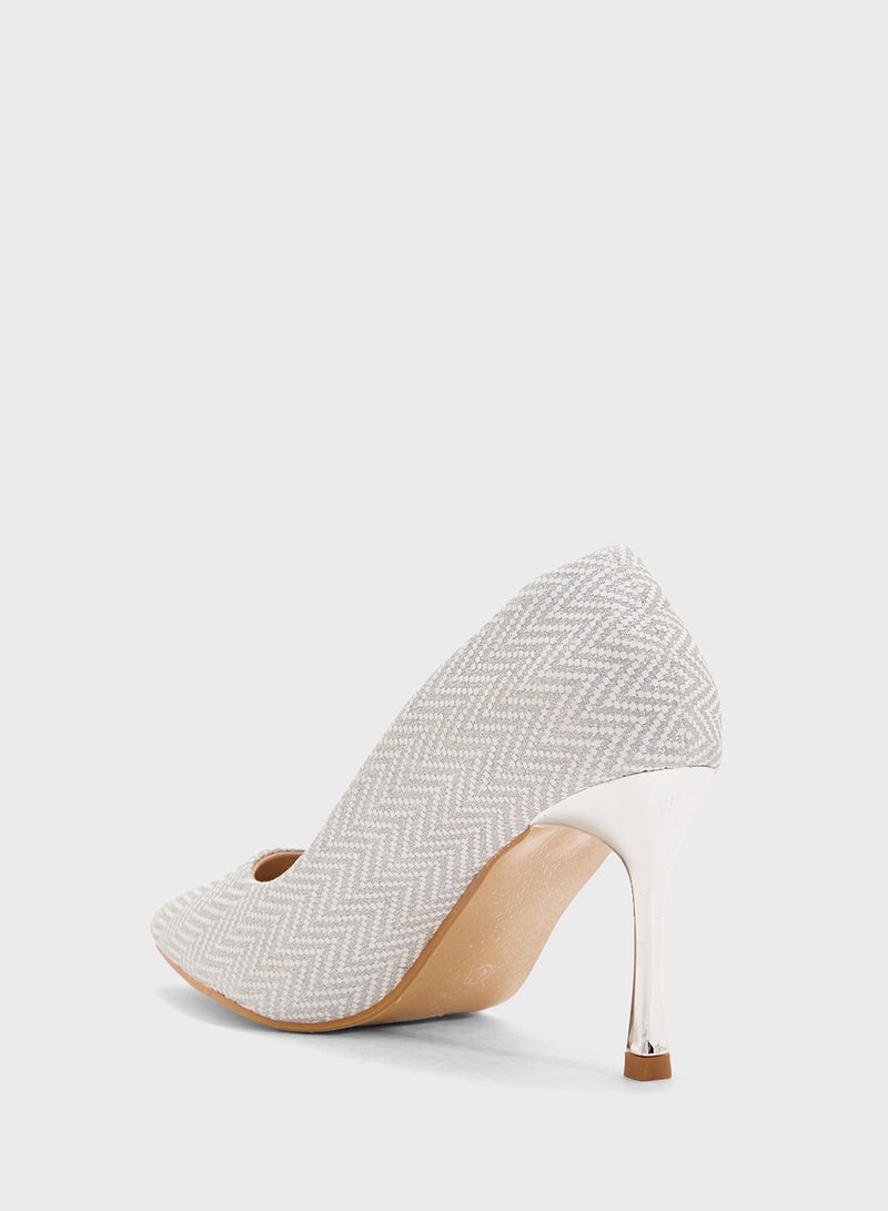 BR High Heeled Pointed Pump  - Image 3