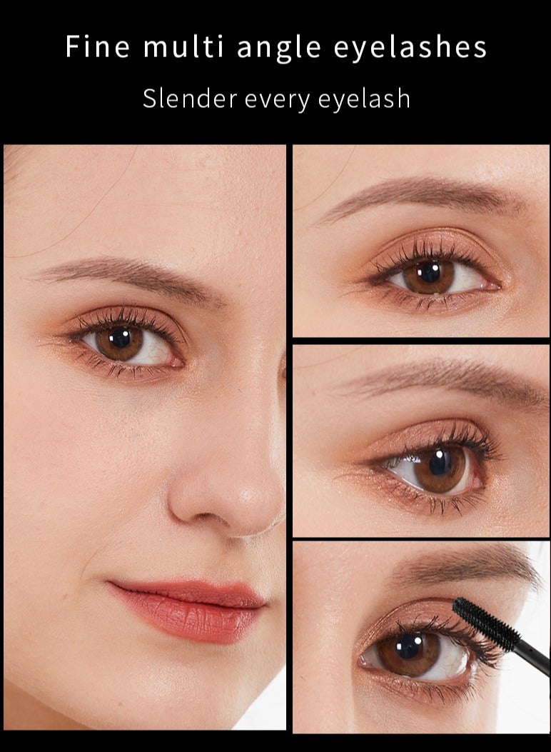 هي تفعل ماسكارا تكثيف وتجعيد مقاومة للماء: فرشاة ثلاثية الأبعاد، بدون تكتلات، أسود عميق، جمال يدوم طويلاً - Image 3