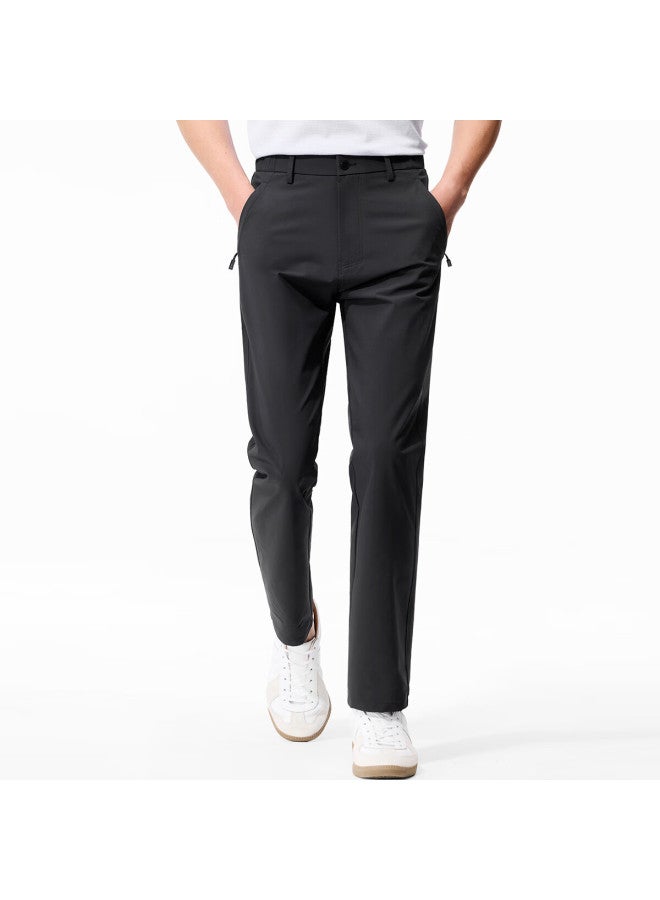 Firs Men's Casual Pants, Comfortable Straight-leg Trousers, Crisp And Draping, Quick-dry Business Commute Long Pants - Image 5