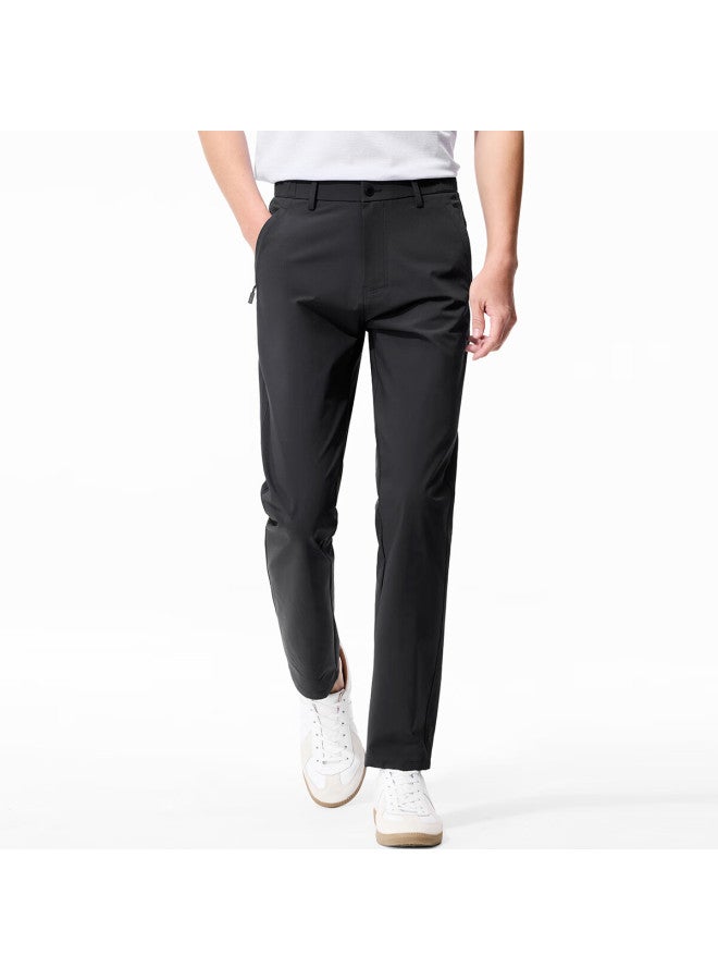 Firs Men's Casual Pants, Comfortable Straight-leg Trousers, Crisp And Draping, Quick-dry Business Commute Long Pants - Image 4