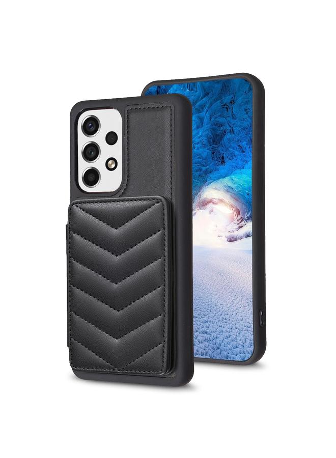 اس-توب جراب لهاتف Samsung Galaxy A52 5G / 4G BF26 جراب هاتف بنمط موجة وحامل بطاقة - Image 1