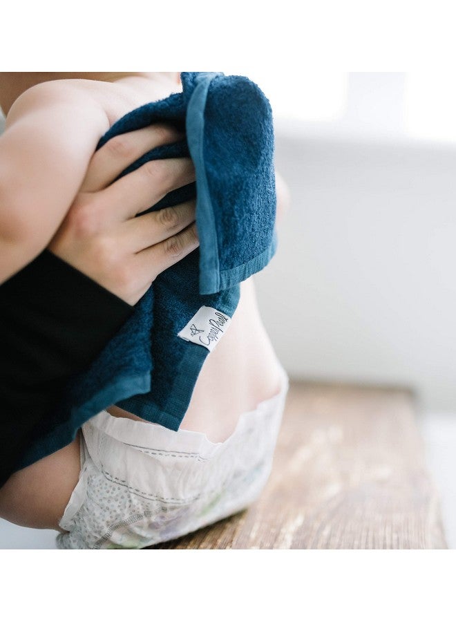 Copper Pearl 6 Ultra Soft Baby Bath Washcloths Premium Large Soft River (Blue/Brown/Green) 11" x 11" Towels - Image 4