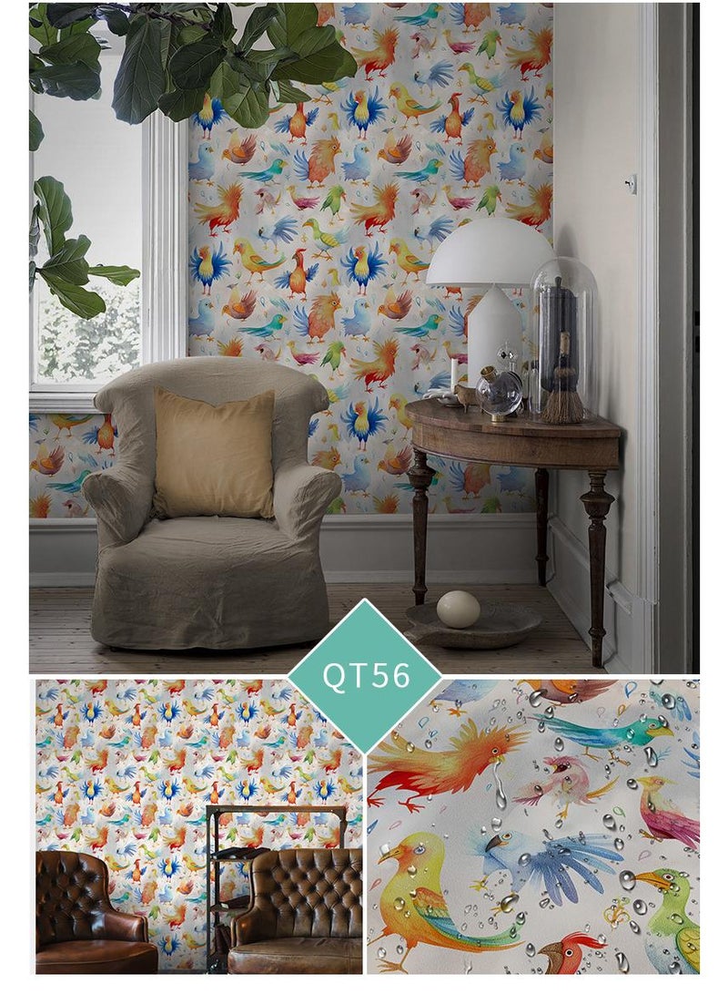 general PVC Vintage Waterproof Self-Adhesive Multi-Purpose Wall Sticker Kitchen And Living Room Self-Adhesive Wallpaper Waterproof And Moisture-Proof - Image 2