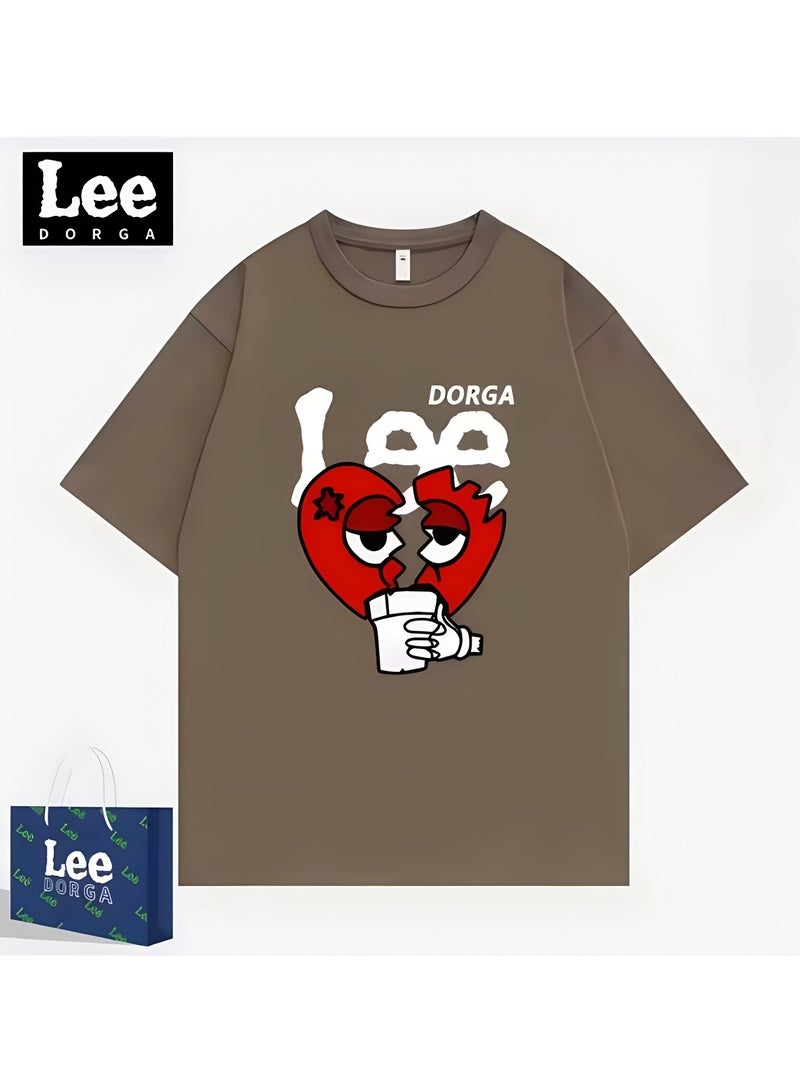 LEE New Fashionable Casual LEE Co Branded T-shirt