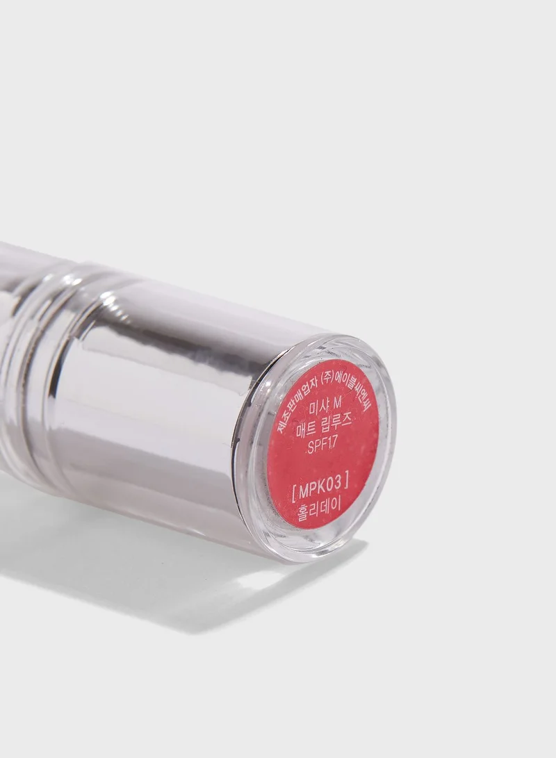 Missha MISSHA M Matt Lip Rouge SPF17 MPK03 (Holiday)