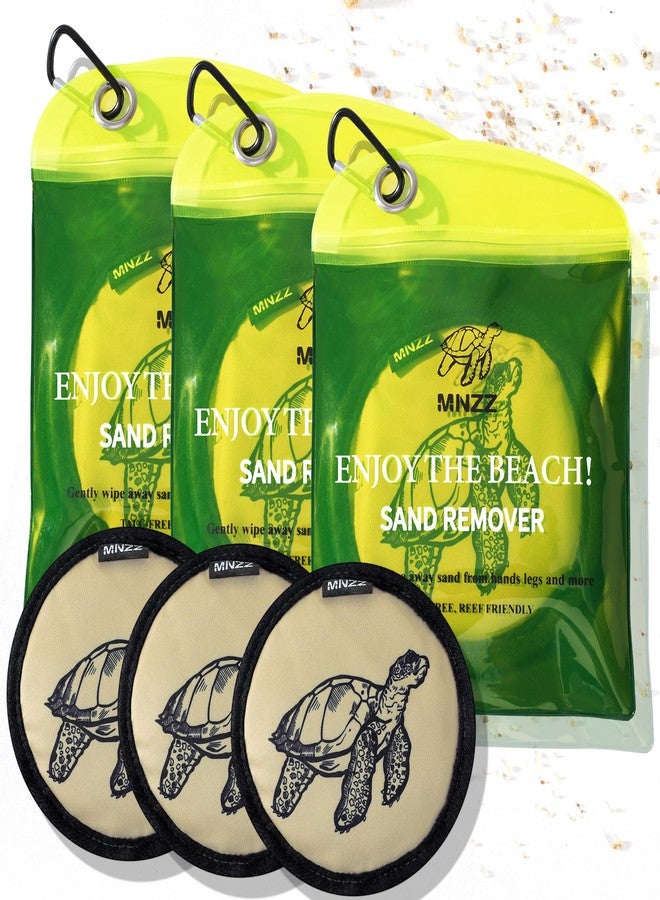 MNZZ Beach Sand Remover Sand Eraser Kids Women Men Family 2024 Summer Vacation Essentials Cruise Must Haves Day Travel Accessories Supplies Gear Stuff Necessities Items Thing Gadgets Wear Needs Gift 3Pcs - Image 1