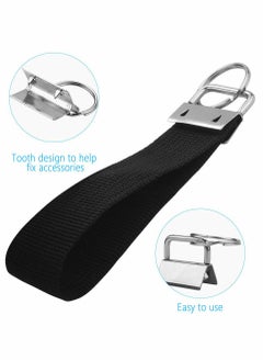 Excefore Key Fob Hardware, 50 PCS Keychain Bracelet Hardware with Key Rings, Metal Tail Clip Wristlet Sets, Perfect for Bag Wristlets with Fabric/Ribbon/Webbing/Embossed and Other Hand Craft - 25mm  - Image 4