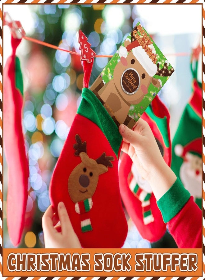Leelosp 25 Pack Christmas Lip Balm Tins Cute Gifts Bulk Lip Balms Honey Flavor for Chapped Lips Holiday Party Favors Supplies Treat Goodie Bags Stuffers Small Gifts - Image 5