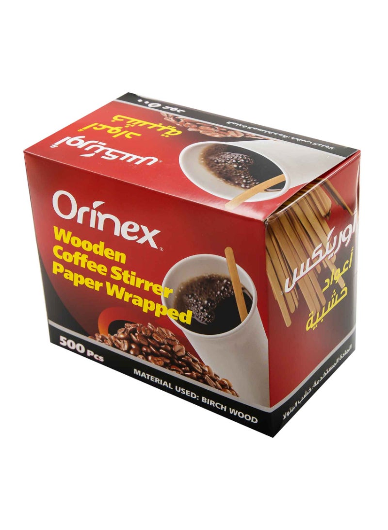 Orinex wooden stirrer 500 pieces