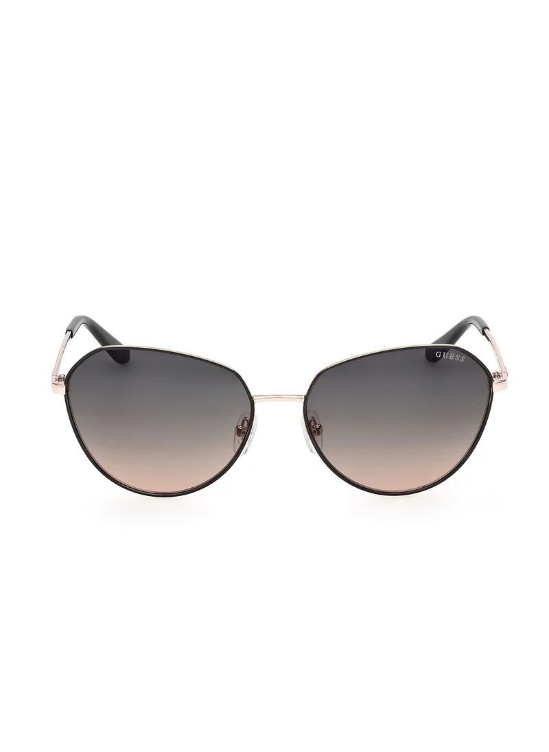 جس Metal Shaped Sunglasses