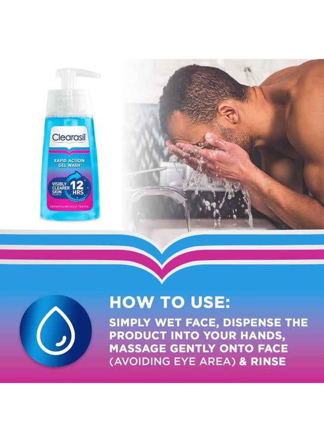 Clearasil Exfoliating Face Wash, 150ml, Salicylic Acid Gel, Acne Wash, Blemish Treatment, Face Wash for Sensitive Skin, Oil Control, Works Fast, Reduces Redness, Spot Treatments, Skin Care - Image 5