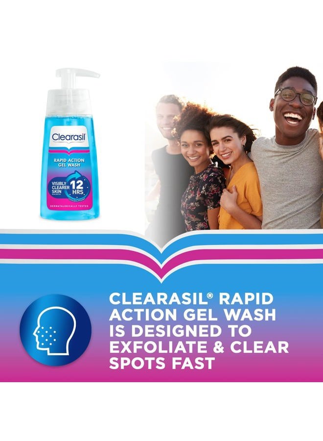 Clearasil Exfoliating Face Wash, 150ml, Salicylic Acid Gel, Acne Wash, Blemish Treatment, Face Wash for Sensitive Skin, Oil Control, Works Fast, Reduces Redness, Spot Treatments, Skin Care - Image 2