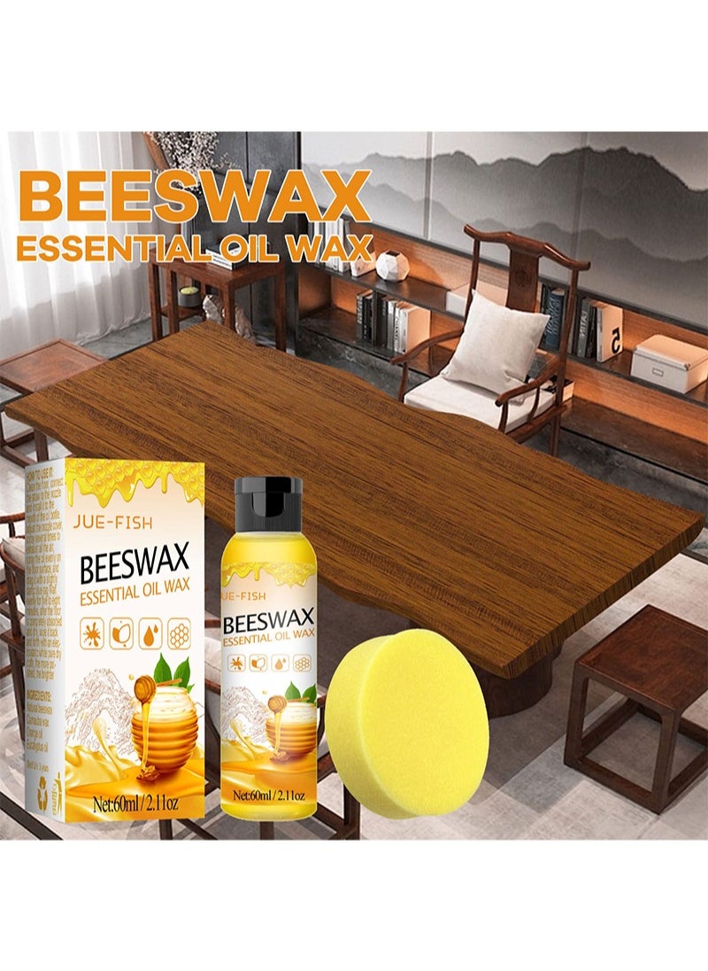 JUE-FISH - Beewax Natural Beeswax Furniture Brightening Removing Scratches Mahogany Polishing Waxing Solid Wood Floor Care Beeswax Polish - Image 1