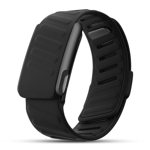 DADO Silicone Sport Replacement Band Compatible WHOOP 50 One Peak and Life Fitness Tracker Breathable Durable Comfortable Not for Whoop Gen 4 All Black LifeMG - Image 1