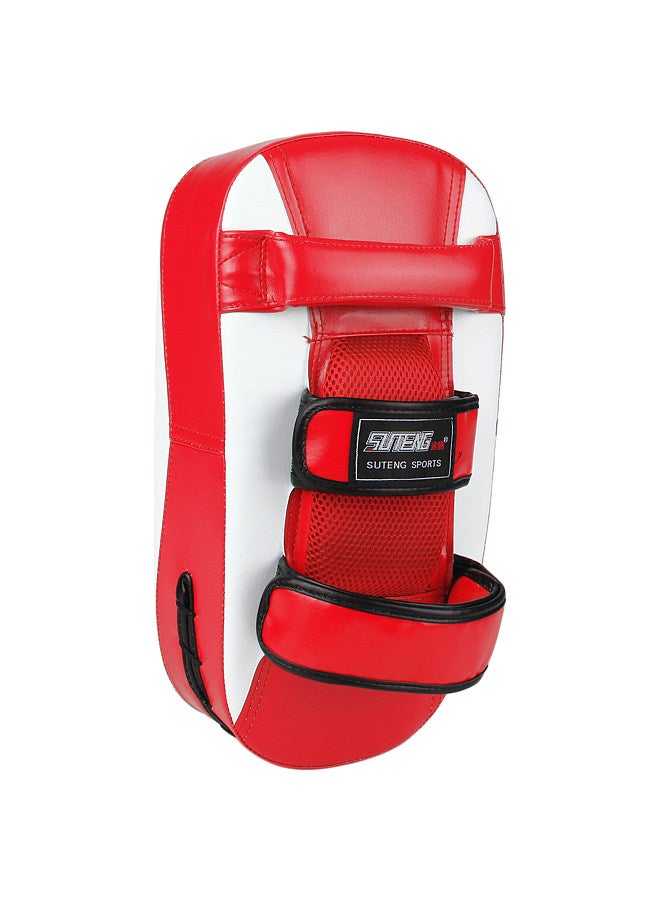 SUTENG Boxing Glove Kick Boxing Muay Thai Punching Pad Curved Strike Shield Boxing Training Mitt Punching Pad Outdoor Sports Mitten Boxing Practice Equipment Boxing Pad Arm Pad  - Image 1