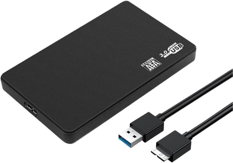 External Hard Drive Enclosure Protective Box for SSD Data Backup Travel Office Use - Image 2