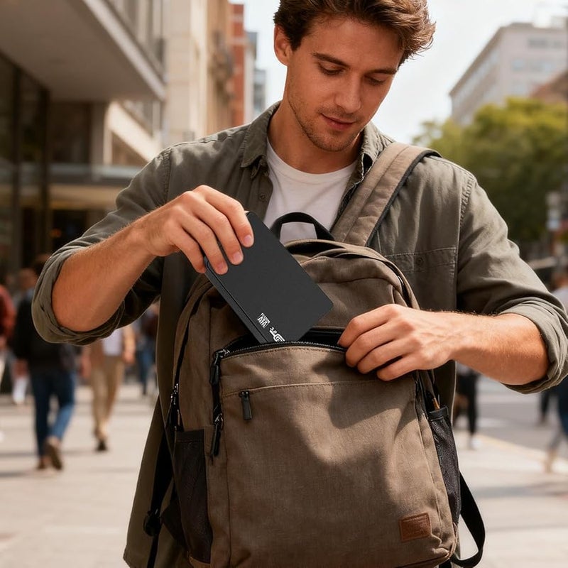 External Hard Drive Enclosure Protective Box for SSD Data Backup Travel Office Use - Image 3