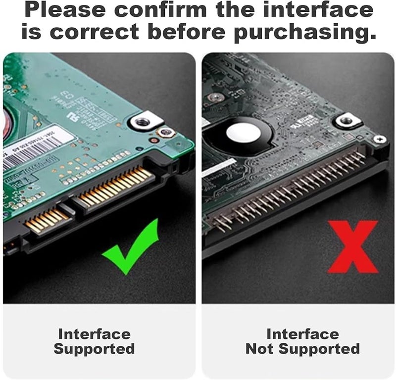 External Hard Drive Enclosure Protective Box for SSD Data Backup Travel Office Use - Image 5