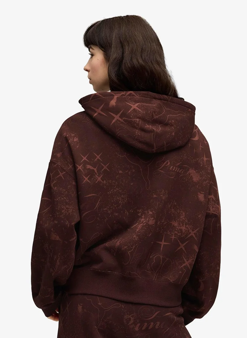 بوما هودي أساسي بطبعة جرافيك