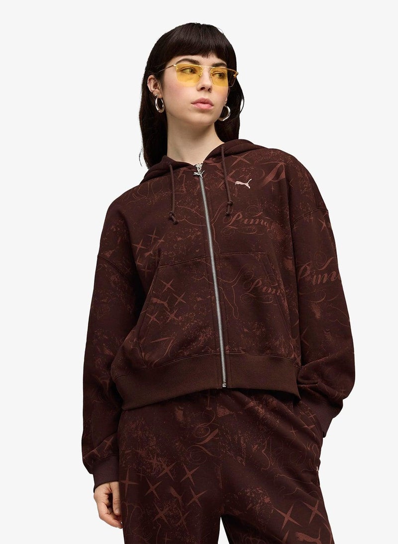 PUMA Essential Graphic Aop Hoodie - Image 1