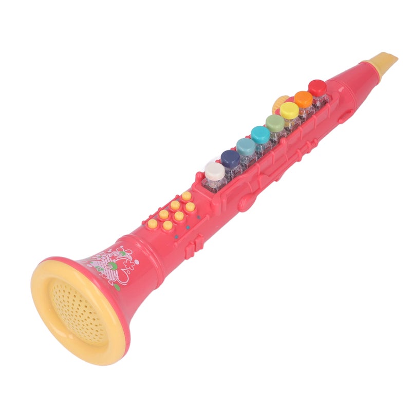 Children Clarinet Toy Cute Funny Volume Adjustable Musical Instrument Educational Toy Birthday Gift Red - Image 3