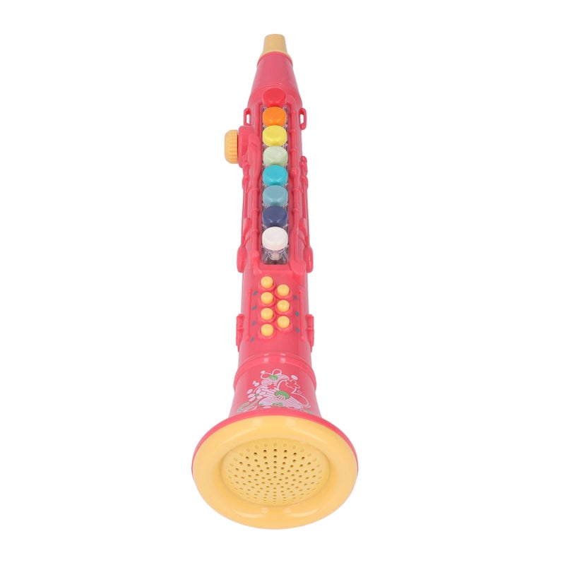 Children Clarinet Toy Cute Funny Volume Adjustable Musical Instrument Educational Toy Birthday Gift Red - Image 2