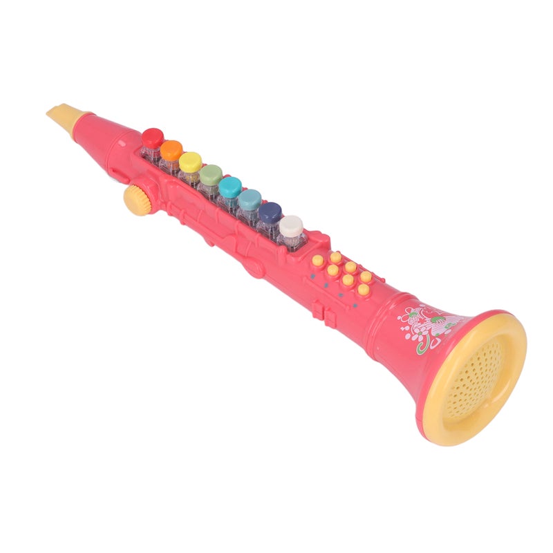 Children Clarinet Toy Cute Funny Volume Adjustable Musical Instrument Educational Toy Birthday Gift Red - Image 4