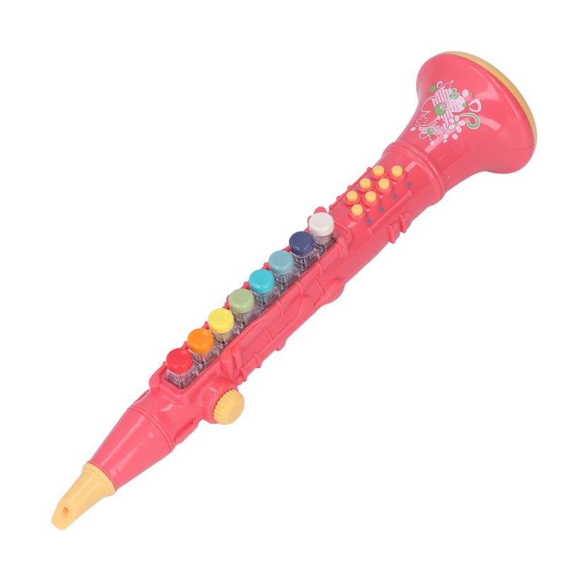 Children Clarinet Toy Cute Funny Volume Adjustable Musical Instrument Educational Toy Birthday Gift Red - Image 5