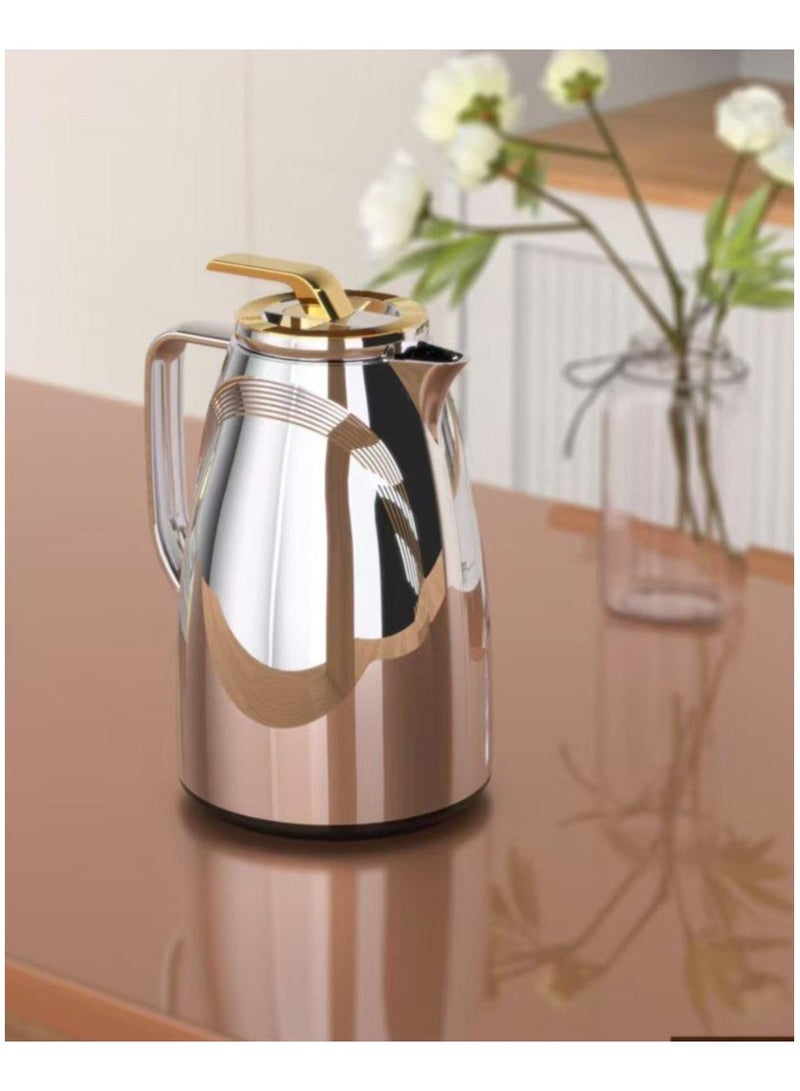 REFAN A thermos for Tea and Coffee from Refan, with an Elegant and Modern Design,  1.5 liter