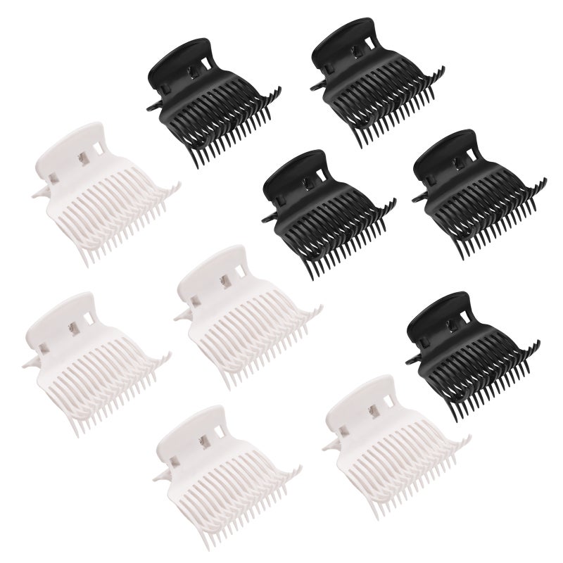 10 Pack Roller Clips Hair Curler Clips Replacement Hot Roller Claw Clips Heat-resistant for Women Girls Hair Sectioning Styling - Image 1