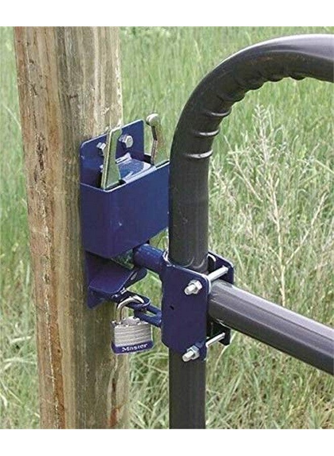 SpeeCo Genuine Two Way Lockable Gate Latch, Blue. Perfect for Farms, Pastures, and Ranches. Part Number S16100100 - Image 2
