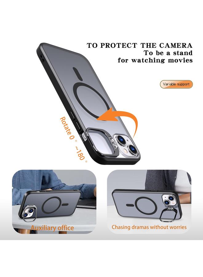 اس-توب جراب لهاتف iPhone 12 حامل كاميرا معدني غير مرئي مع جراب هاتف مغناطيسي MagSafe - Image 5