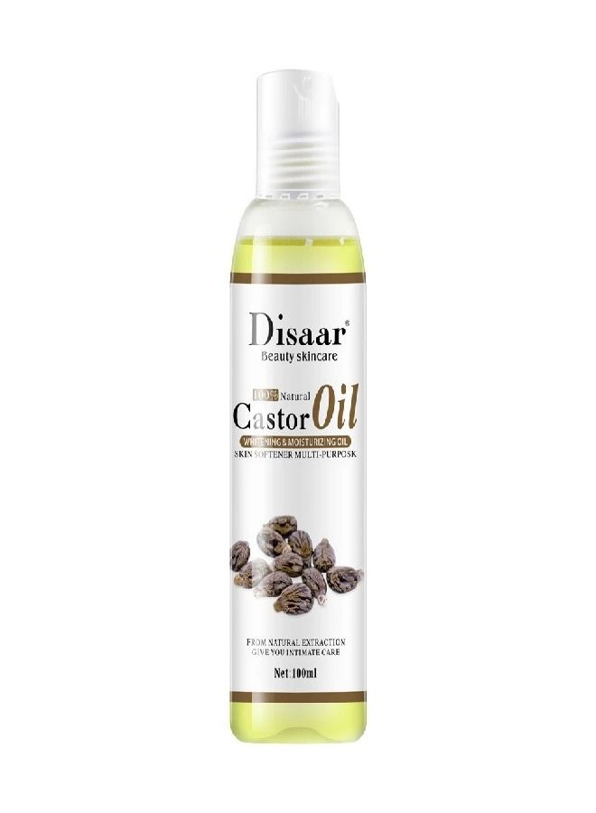 Disaar 100% Organic Castor Oil Body Relaxation Massage Essential Oil Mixing Moisturizing Body Emollient Brightening Oil 100ml - Image 2