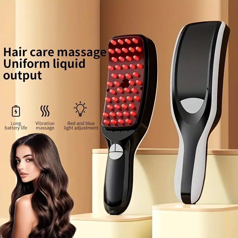 ALKAYAN 3 in 1 Smart Hair Massage Brush with Light Technology and Steam Care to Boost Volume and Invigorate Scalp w - Image 2