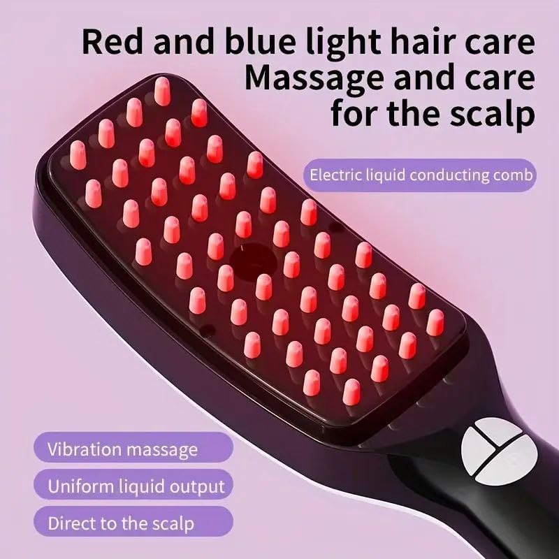 ALKAYAN 3 in 1 Smart Hair Massage Brush with Light Technology and Steam Care to Boost Volume and Invigorate Scalp w - Image 4