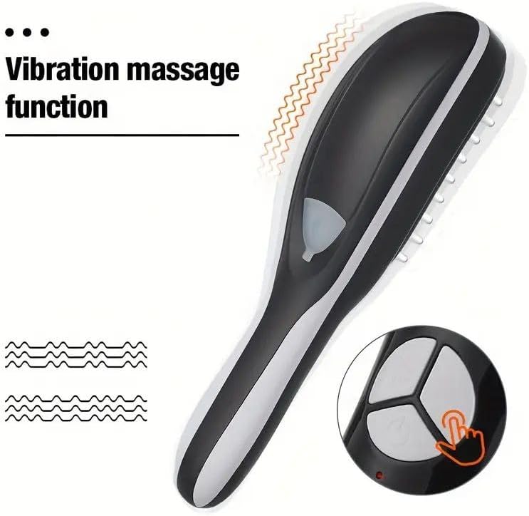 ALKAYAN 3 in 1 Smart Hair Massage Brush with Light Technology and Steam Care to Boost Volume and Invigorate Scalp w - Image 5