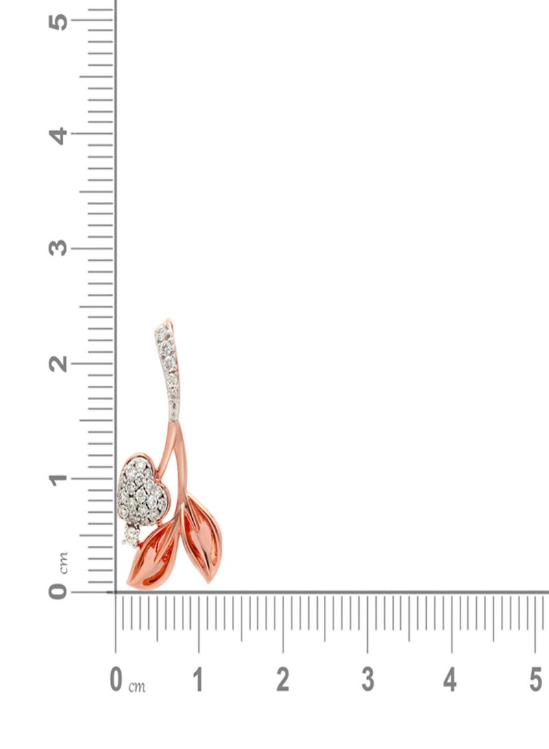 Malabar Gold and Diamonds 18 Carat 750 Purity Mine Diamond Pendant MRGHTH074PN1 - Image 5