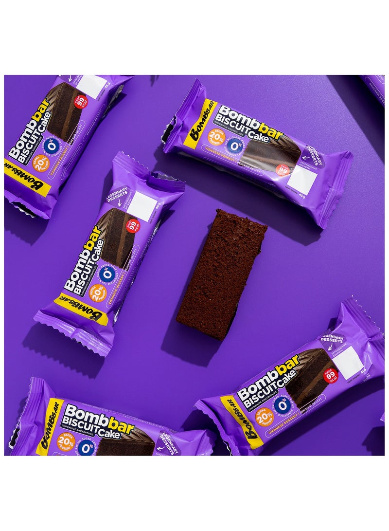 BOMBBAR Protein Cake Viennese Dessert Gluten Free and No Sugar Added 20x45g - Image 3